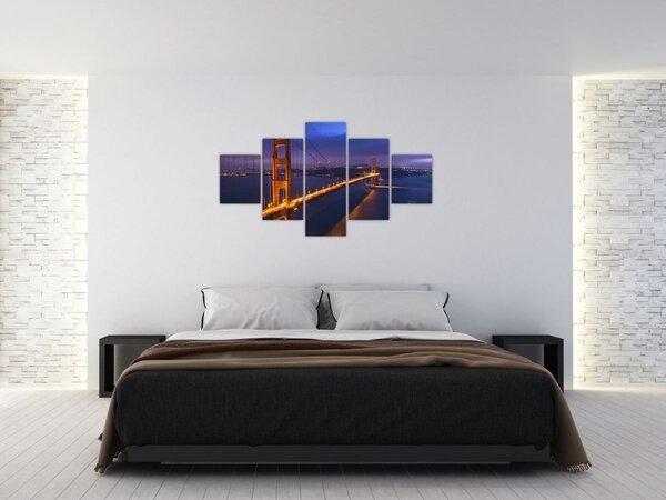 Obraz - Golden Gate Bridge (125x70 cm)