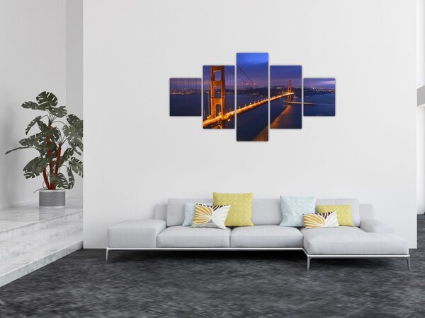 Obraz - Golden Gate Bridge (125x70 cm)