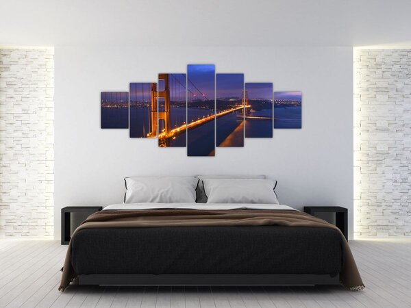 Obraz - Golden Gate Bridge (210x100 cm)