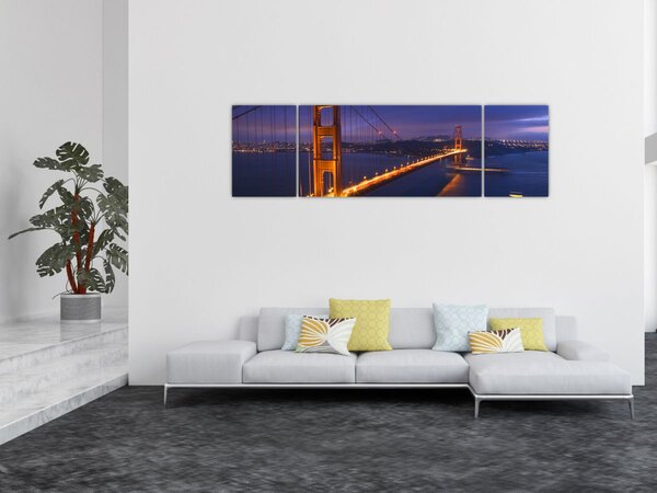 Obraz - Golden Gate Bridge (170x50 cm)