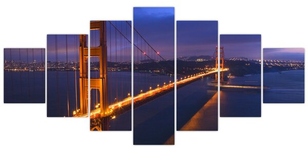 Obraz - Golden Gate Bridge (210x100 cm)