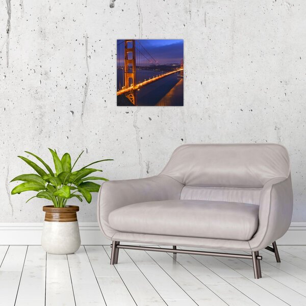 Obraz - Golden Gate Bridge (30x30 cm)