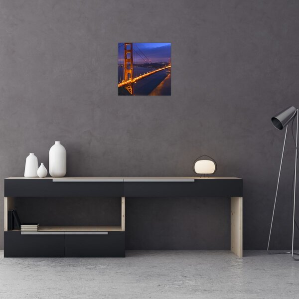 Obraz - Golden Gate Bridge (30x30 cm)