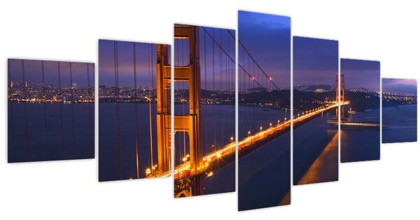 Obraz - Golden Gate Bridge (210x100 cm)