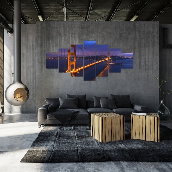 Obraz - Golden Gate Bridge (210x100 cm)