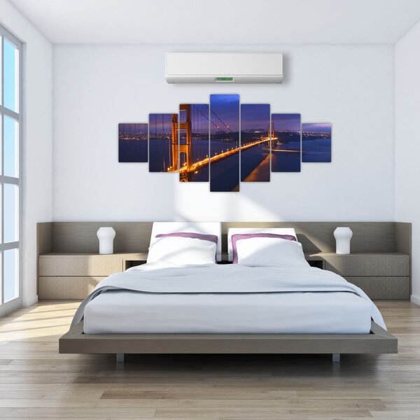 Obraz - Golden Gate Bridge (210x100 cm)