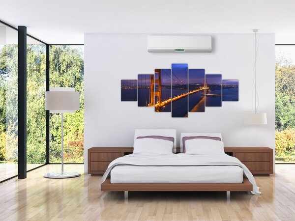 Obraz - Golden Gate Bridge (210x100 cm)