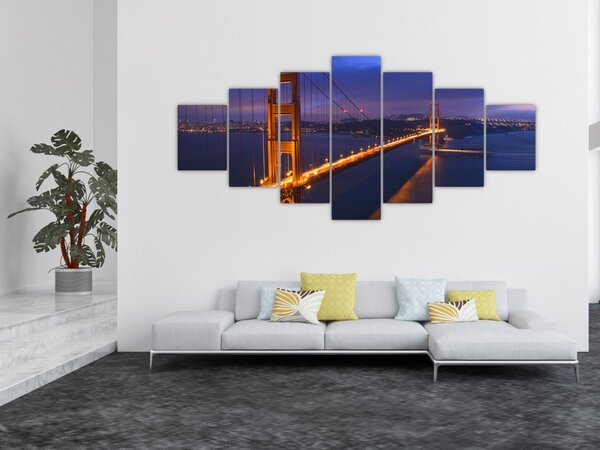 Obraz - Golden Gate Bridge (210x100 cm)