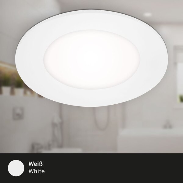BRI 7057-436 3ks sada LED vestavné svítidlo, pr. 8,6 cm, 3 W, 350 lm, bílé - BRILONER