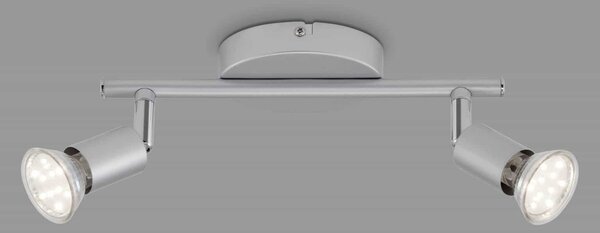 BRI 2915-024 Bodové svítidlo 25,5x7 cm 2xGU10 4,8W 520lm titan - BRILONER