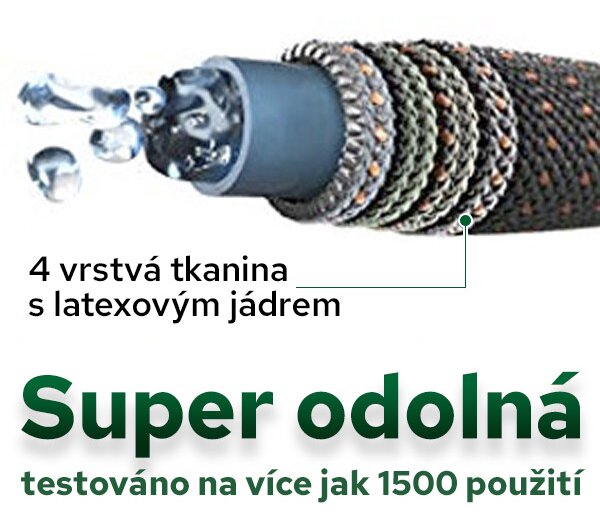 Zahradní hadice smršťovací natahovací BEST 30m