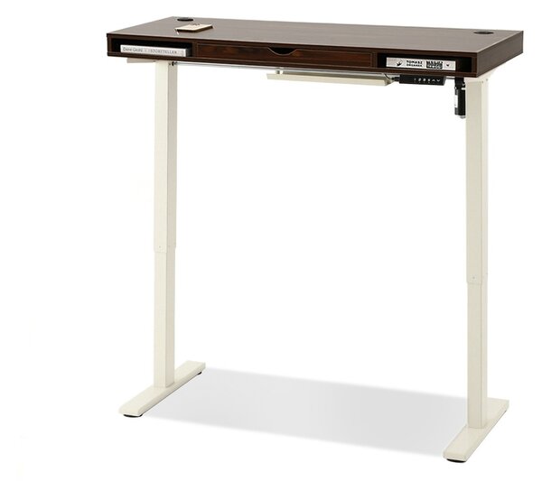 PC stolek Osto 120 (ořech + krémová)