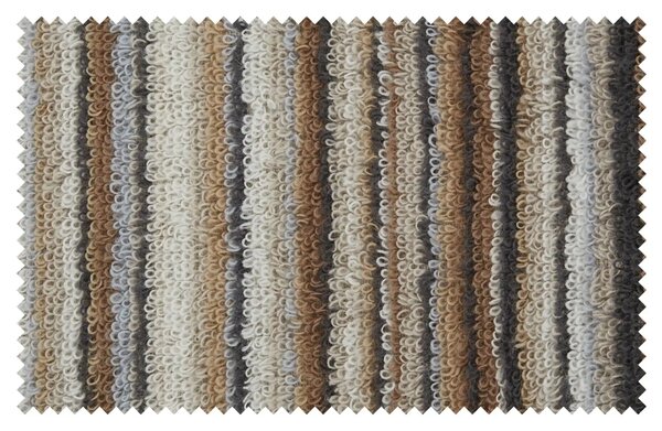 Ručník PROUŽKY hnědá, 50x100 cm