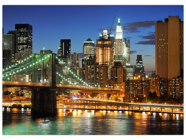 Obraz - Most s New Yorkem (70x50 cm)
