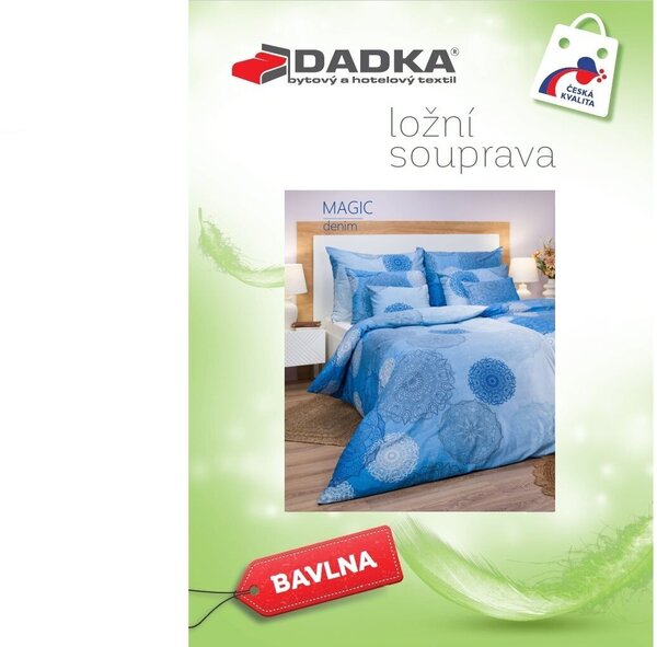 Bavlněné povlečení Magic denim 140x200, 70x90 cm