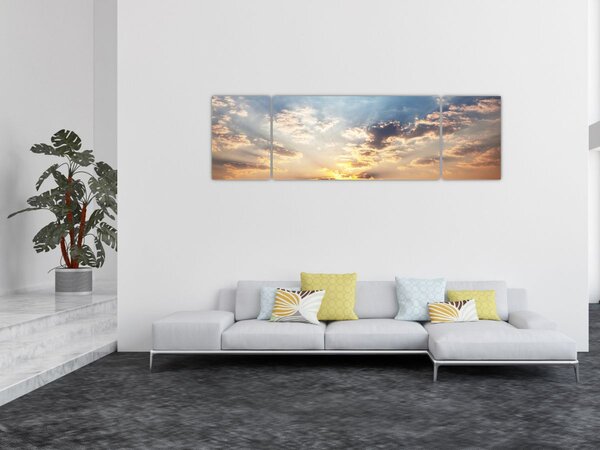 Obraz - Sloni putující savanou (170x50 cm)