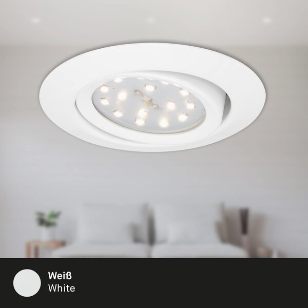 BRI 7171-036 3ks sada LED vestavné svítidlo, pr. 8,2 cm, 3 W, bílé - BRILONER