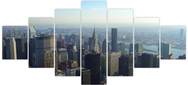Obraz - Manhatten ve dne (210x100 cm)