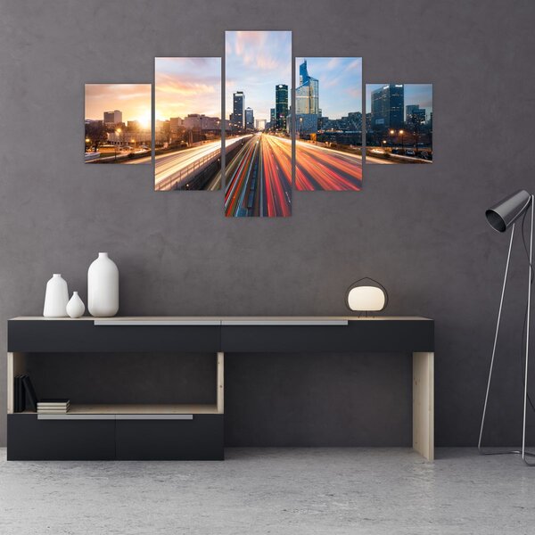 Obraz - Cesta velkoměsta (125x70 cm)