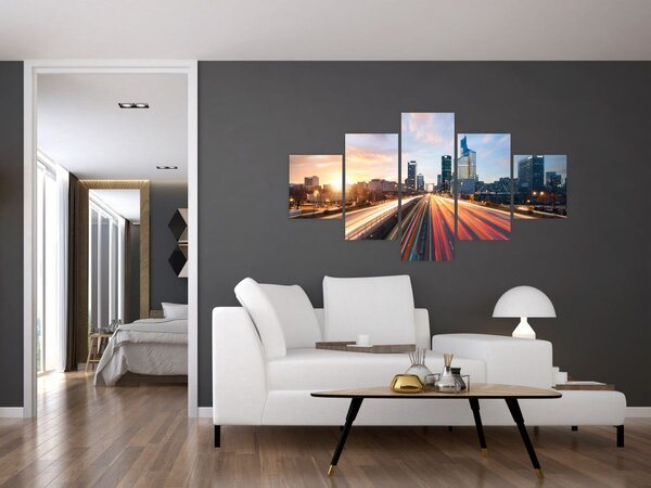 Obraz - Cesta velkoměsta (125x70 cm)