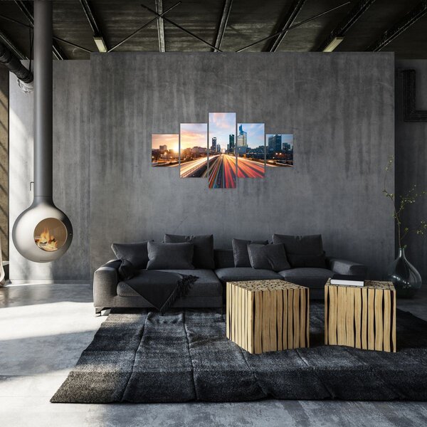 Obraz - Cesta velkoměsta (125x70 cm)