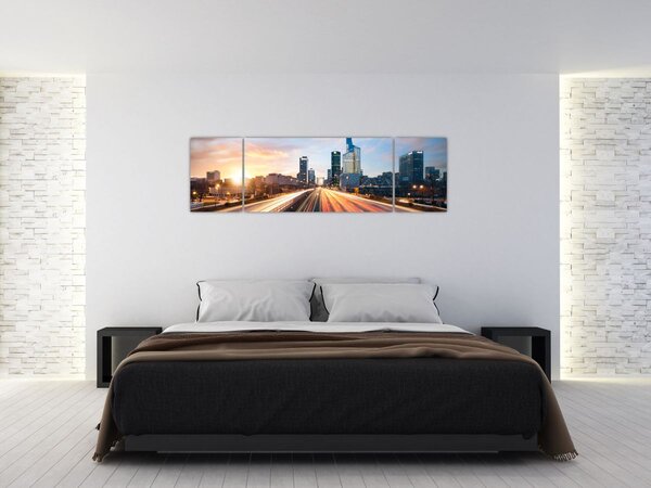 Obraz - Cesta velkoměsta (170x50 cm)