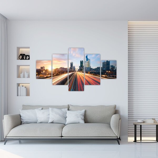 Obraz - Cesta velkoměsta (125x70 cm)