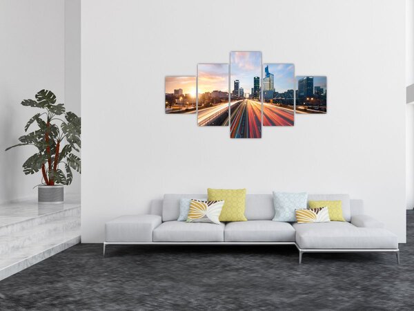 Obraz - Cesta velkoměsta (125x70 cm)
