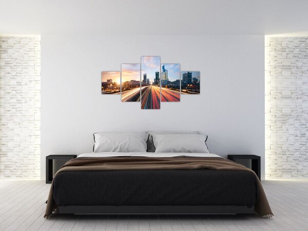 Obraz - Cesta velkoměsta (125x70 cm)
