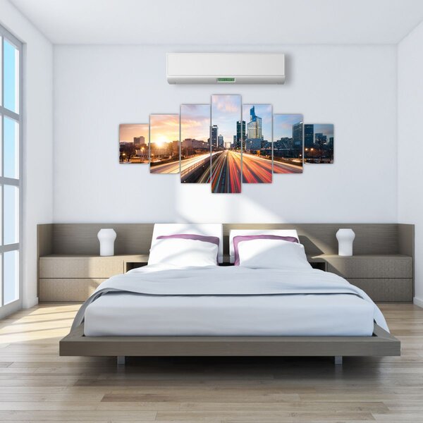 Obraz - Cesta velkoměsta (210x100 cm)