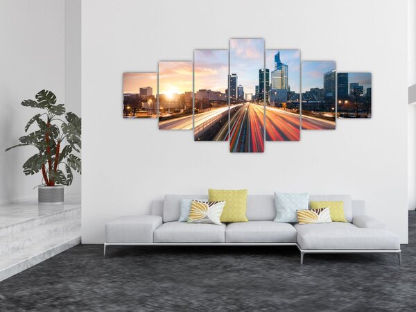 Obraz - Cesta velkoměsta (210x100 cm)