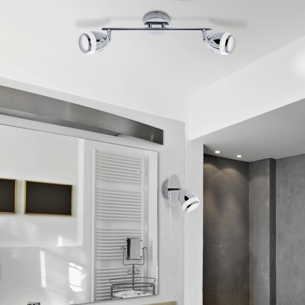 BRI 2995-018 LED bodové svítidlo 11,5 cm 4W 350lm chrom - BRILONER