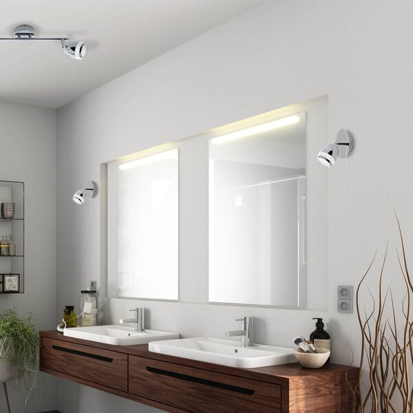 BRI 2995-018 LED bodové svítidlo 11,5 cm 4W 350lm chrom - BRILONER