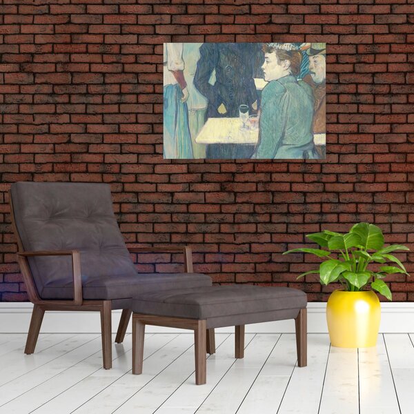 Obraz - Henri de Toulouse-Lautrec, A Corner of the Moulin de la Galette, reprodukce (70x50 cm)