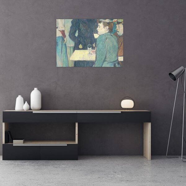 Obraz - Henri de Toulouse-Lautrec, A Corner of the Moulin de la Galette, reprodukce (70x50 cm)