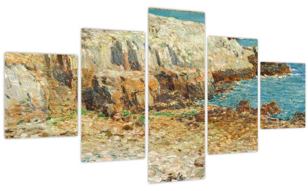 Obraz - Childe Hassam, A North East Headland, reprodukce (125x70 cm)