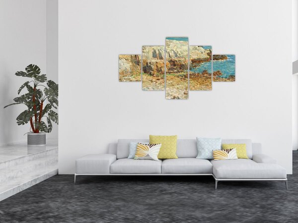 Obraz - Childe Hassam, A North East Headland, reprodukce (125x70 cm)