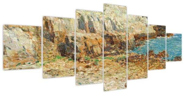 Obraz - Childe Hassam, A North East Headland, reprodukce (210x100 cm)