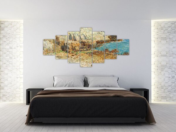 Obraz - Childe Hassam, A North East Headland, reprodukce (210x100 cm)