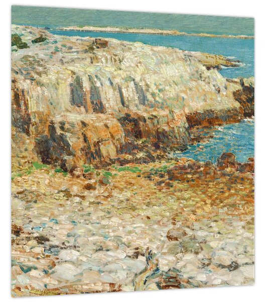 Obraz - Childe Hassam, A North East Headland, reprodukce (30x30 cm)