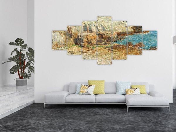 Obraz - Childe Hassam, A North East Headland, reprodukce (210x100 cm)