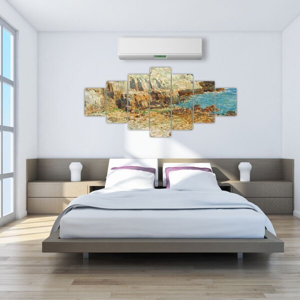 Obraz - Childe Hassam, A North East Headland, reprodukce (210x100 cm)