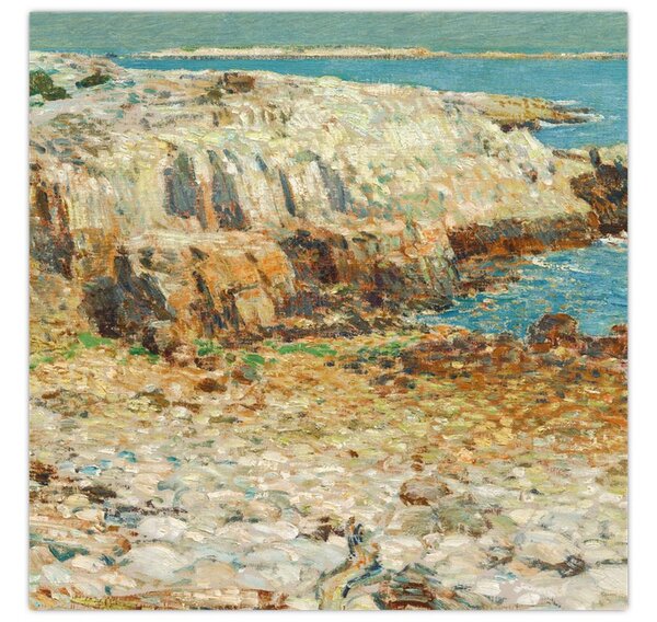 Obraz - Childe Hassam, A North East Headland, reprodukce (30x30 cm)