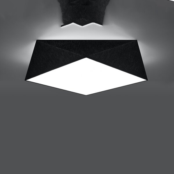 Sollux Lighting Stropní svítidlo HEXA 45 černé