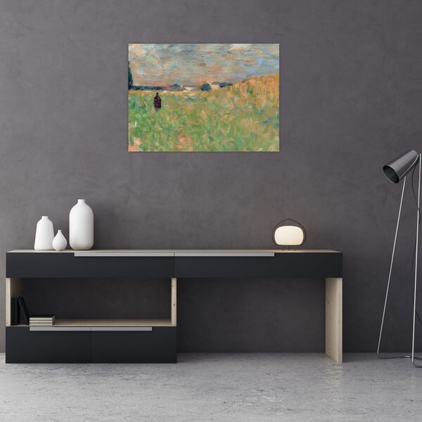 Obraz - Georges Seurat, A Summer Landscape, reprodukce (70x50 cm)