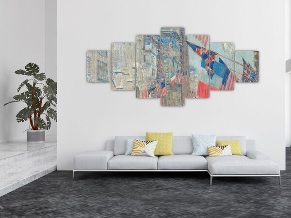 Obraz - Childe Hassam, Allies day, reprodukce (210x100 cm)