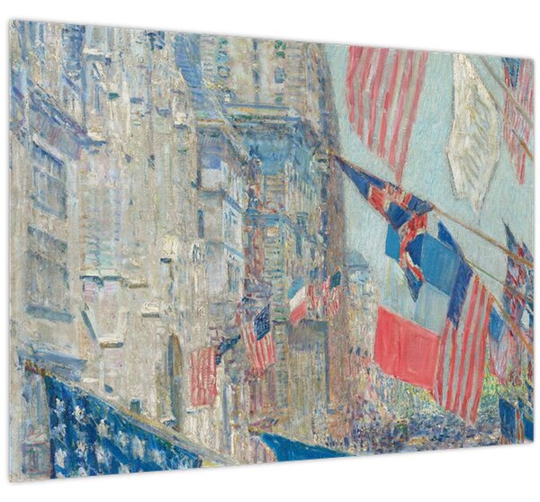 Obraz - Childe Hassam, Allies day, reprodukce (70x50 cm)