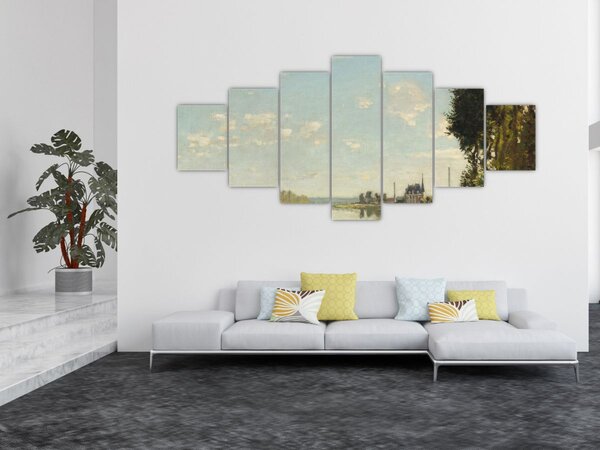 Obraz - Claude Monet, Argenteuil, reprodukce (210x100 cm)