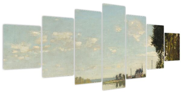 Obraz - Claude Monet, Argenteuil, reprodukce (210x100 cm)