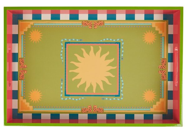 NAZAR Podnos 45 x 30 cm - zelená